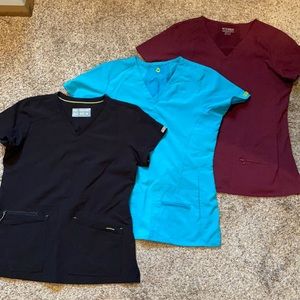 Med couture 4 way stretch scrub tops